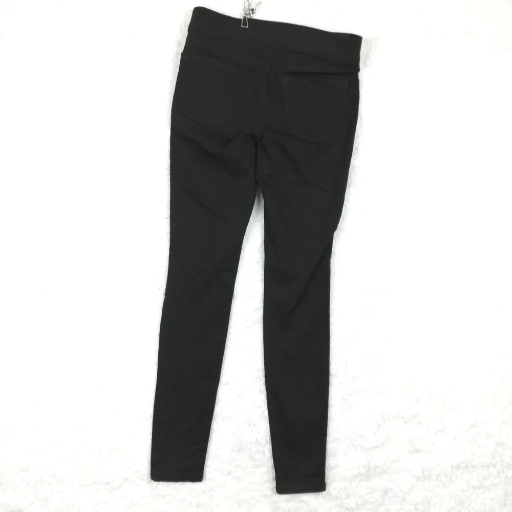 Lei Womens Pants Jeggings Comfy Super Stretch Pull On Black Knit Junior M New